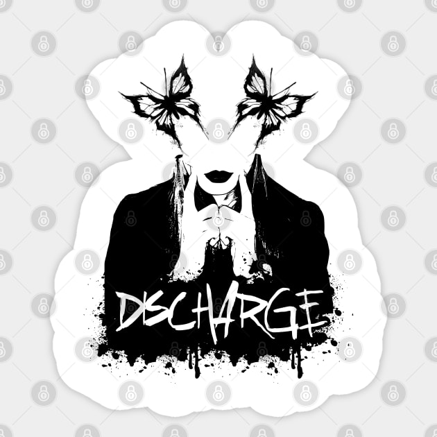 Discharge Sticker by kirilam